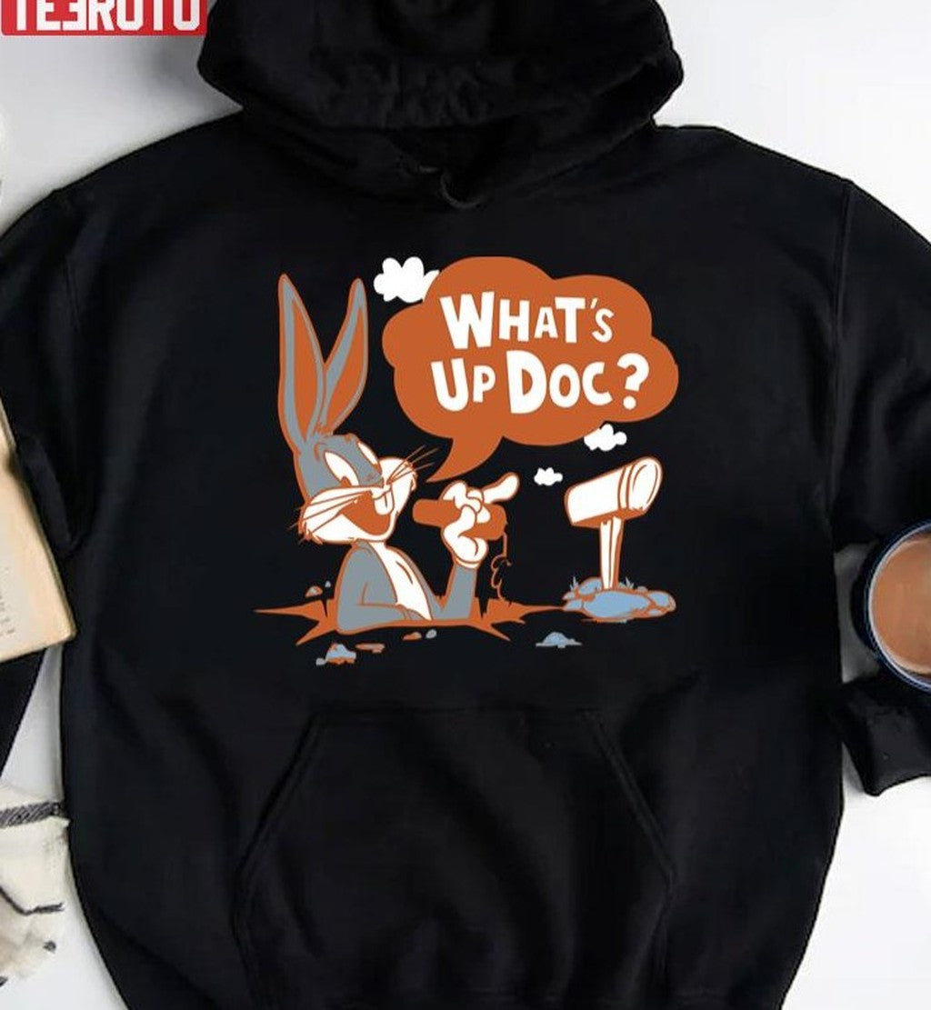 Retro Cartoon Bugs Bunny And The Telephone Unisex T-Shirt