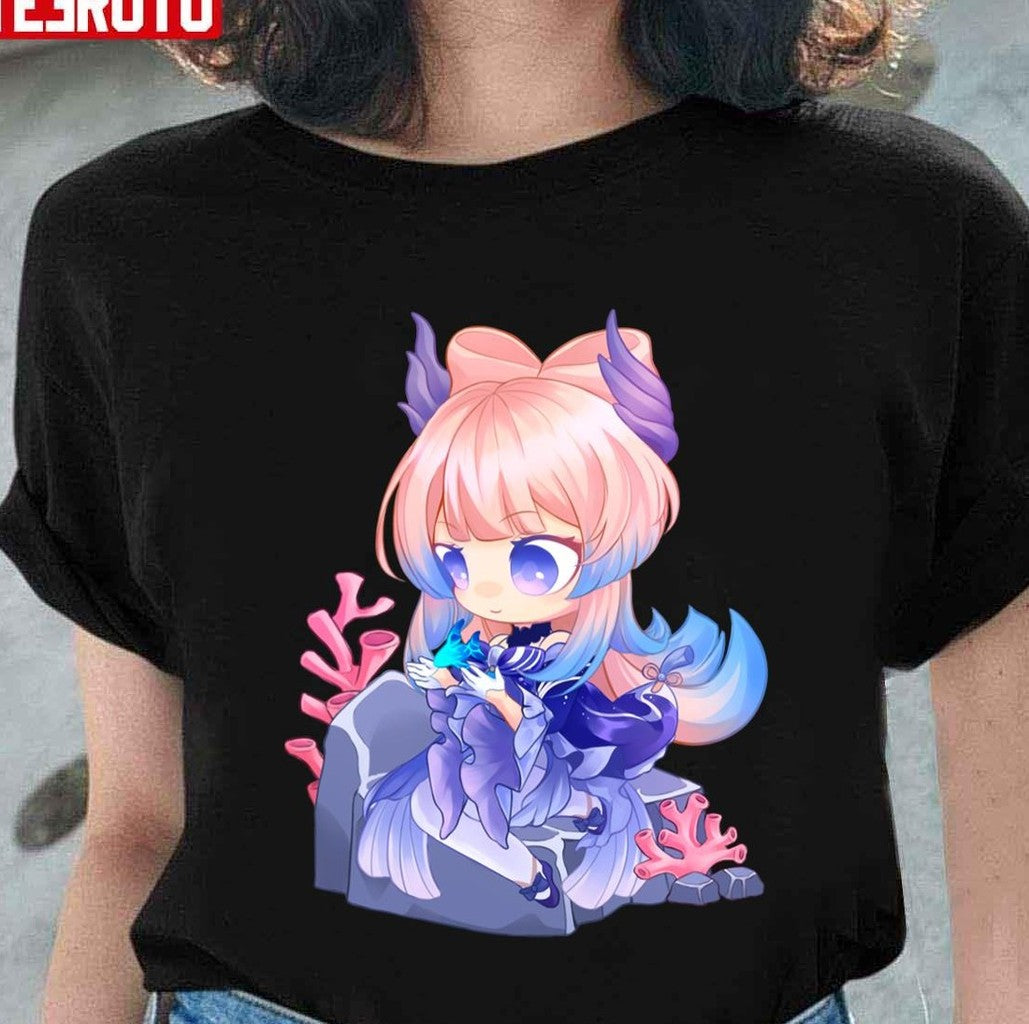 Sangonomiya Kokomi Chibi Genshin Impact Unisex T-Shirt