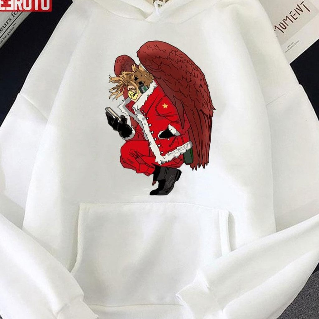 Santa Hawks My Hero Academia Christmas Design Unisex Sweatshirt