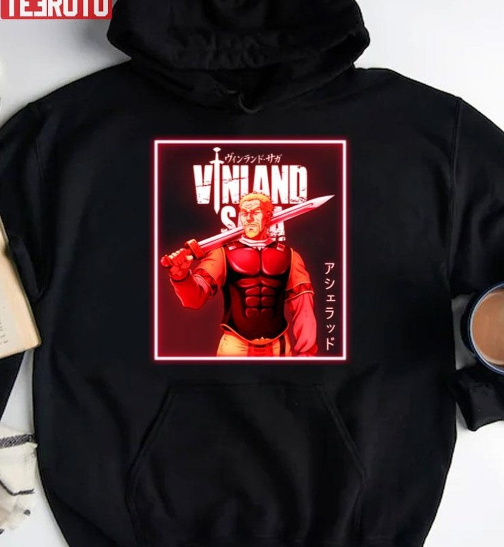 Askeladd Tri Blend Vinland Saga Neon Design Unisex Hoodie
