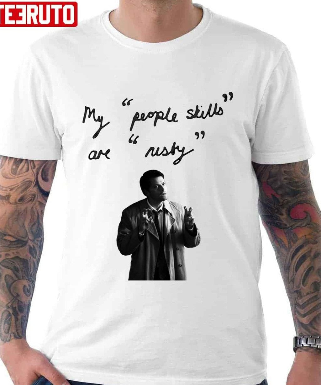 My People Skills Are Rusty Jensen Ackles Unisex Hoodie
