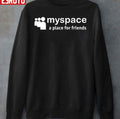 Myspace Logo A Place For Friends Unisex Sweatshirt