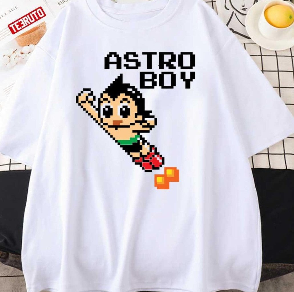 Astro Boy Pixellated Character Unisex T-Shirt