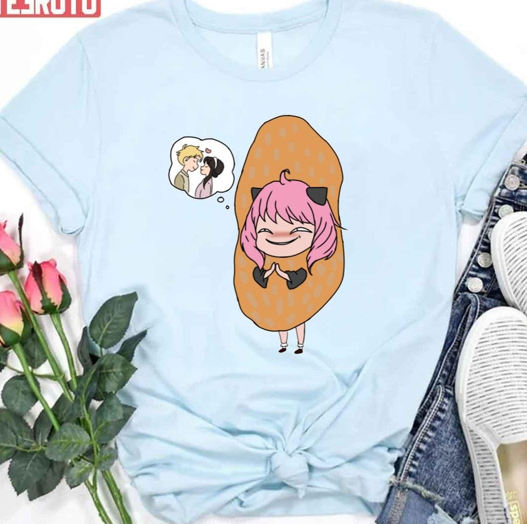 Peanut Anya Smug Spy X Family Unisex T-Shirt
