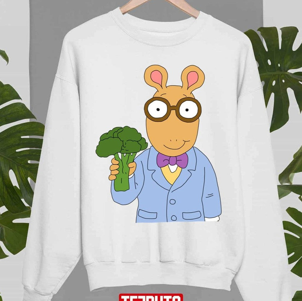 Arthur With Broccoli Unisex Sweatshirt