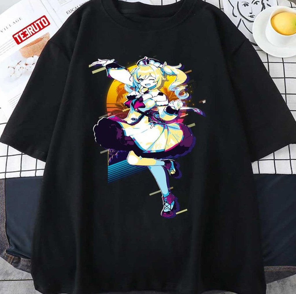 Barbara Genshin Impact 80s Retro Unisex T-shirt