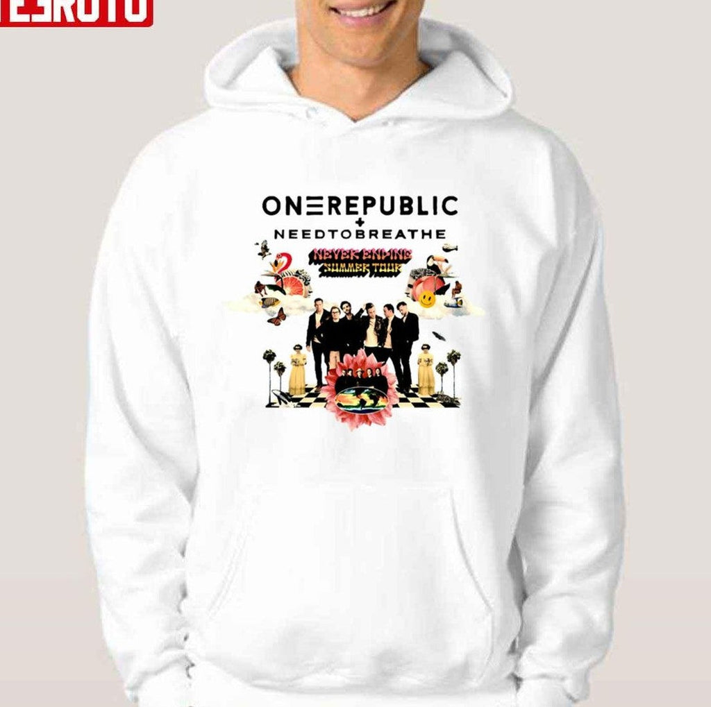 Needtobreathe Never Ending Summer Tour 2022 Onerepublic Unisex Sweatshirt