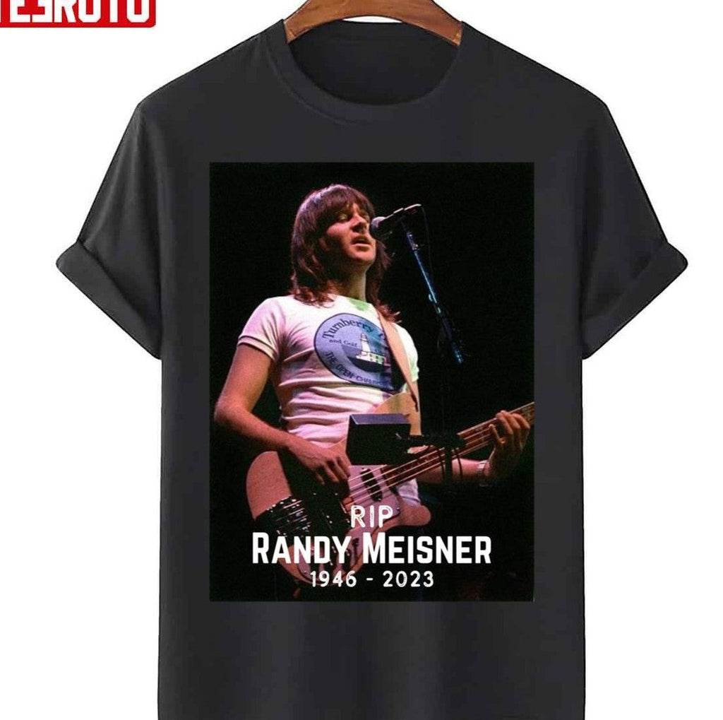 Randy Meisner Playing Guitar Unisex T-Shirt