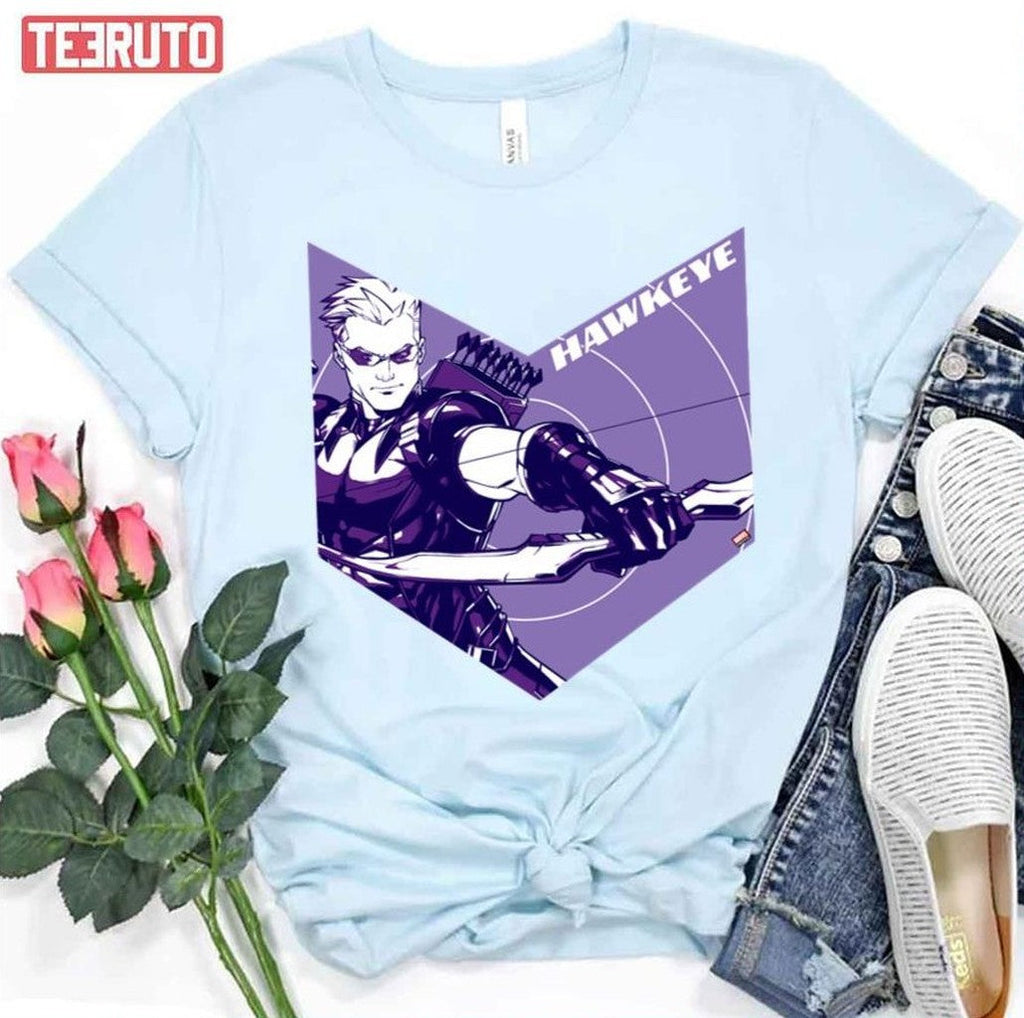 Avengers Hawkeye Arrow Cartoon Unisex T-Shirt