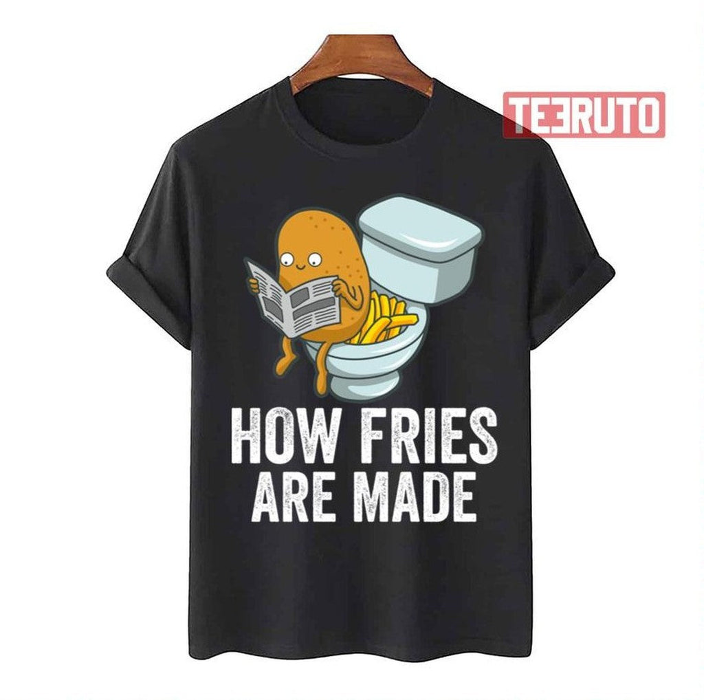 Potato Pooping Fries French Fries Unisex T-Shirt