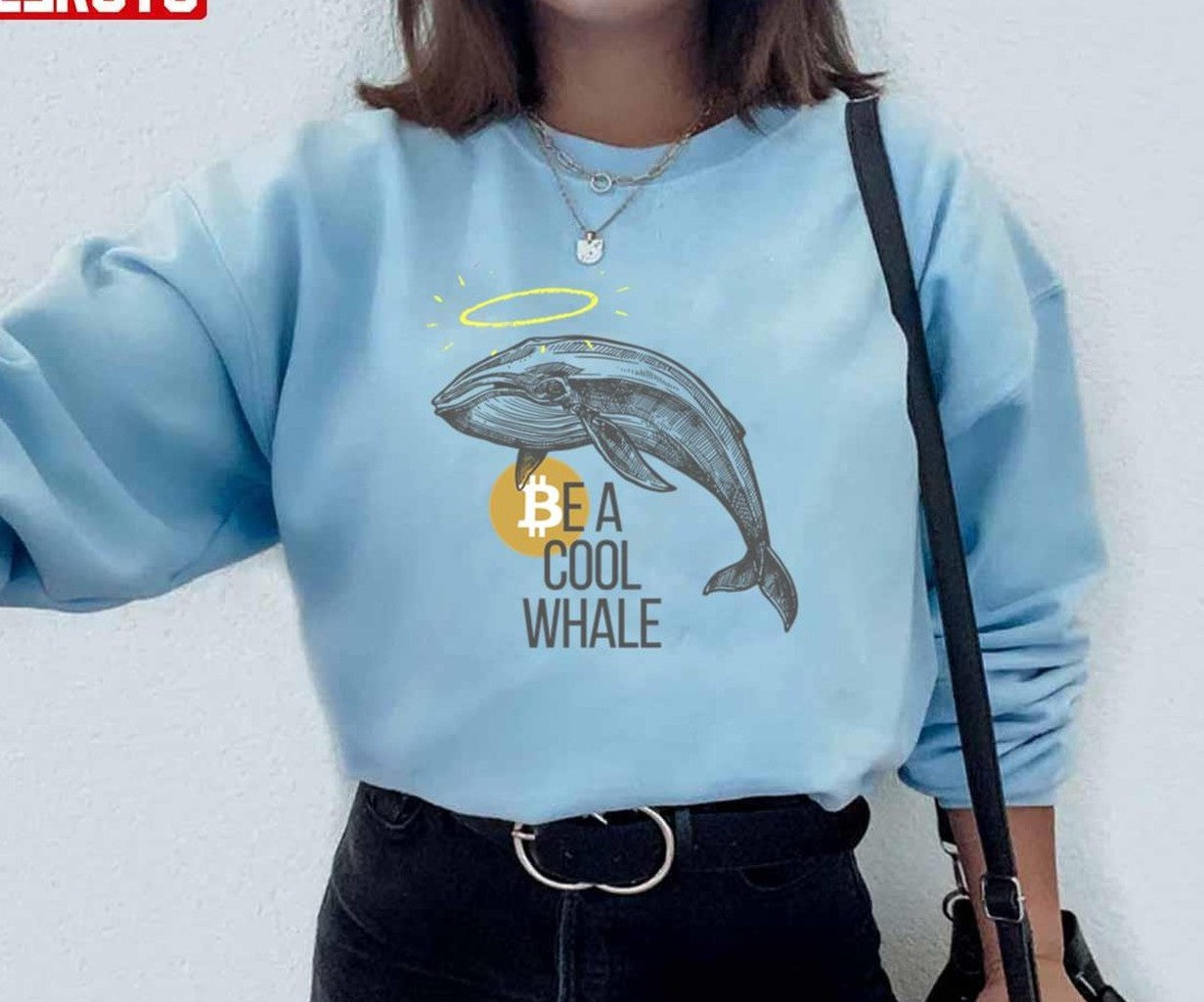 Be A Cool Crypto Whale Unisex Hoodie