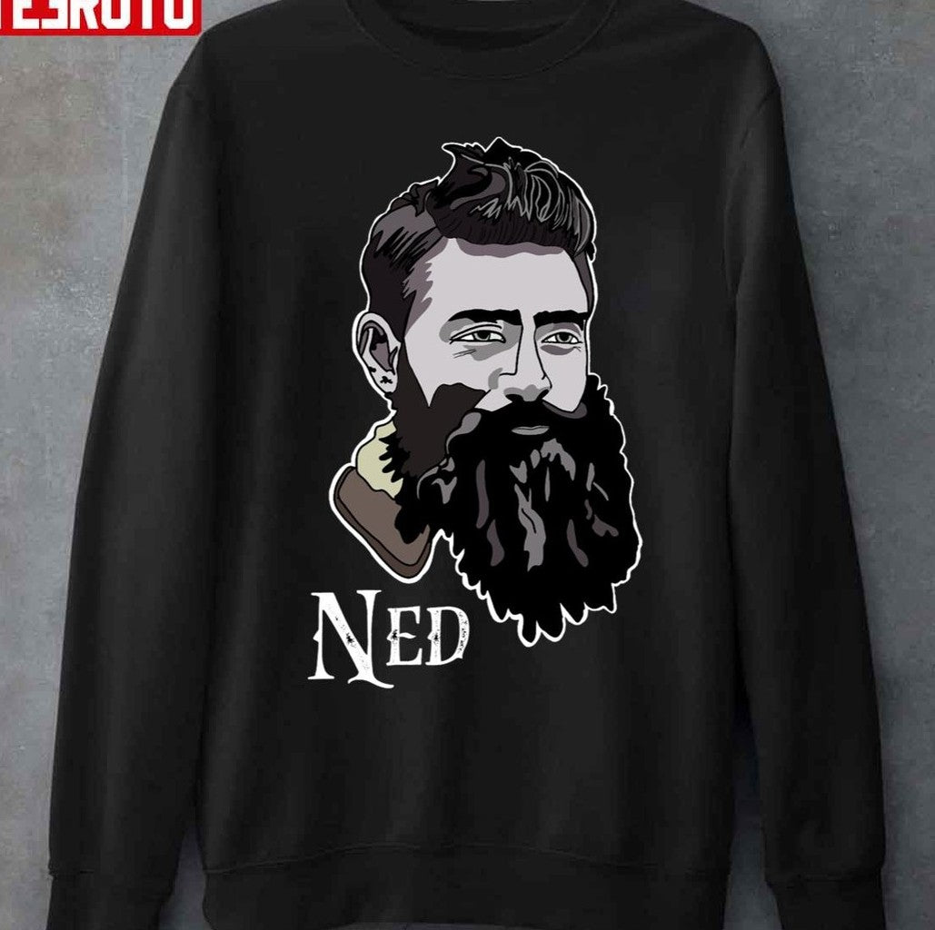 Australian Folklore Hero Outlaw Ned Kelly Unisex T-Shirt