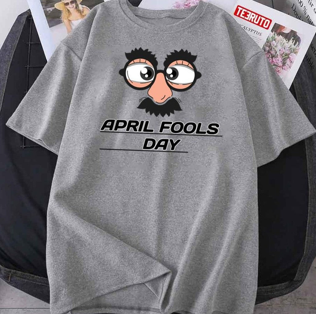 April Fools Day Funny Disguise Face Unisex T-Shirt