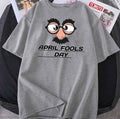April Fools Day Funny Disguise Face Unisex T-Shirt