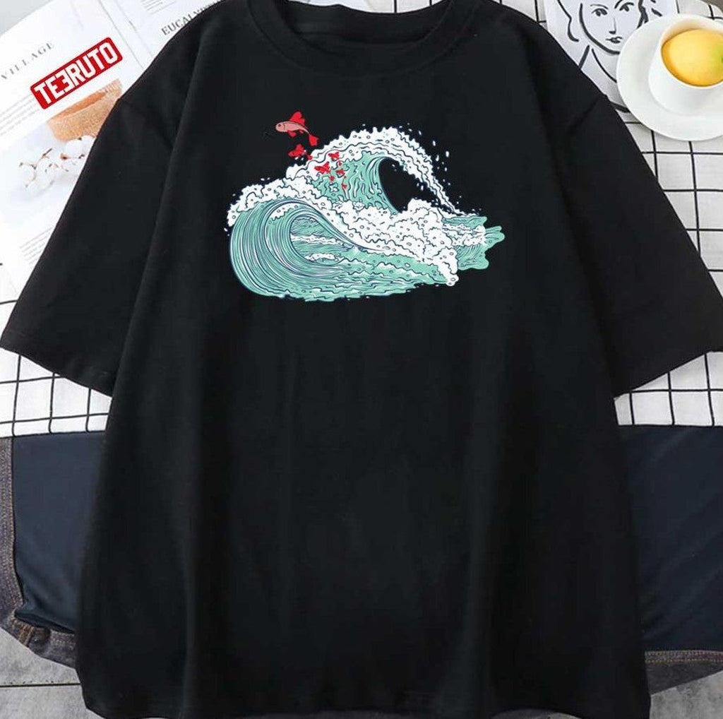 Ponyo Waves Unisex T-Shirt