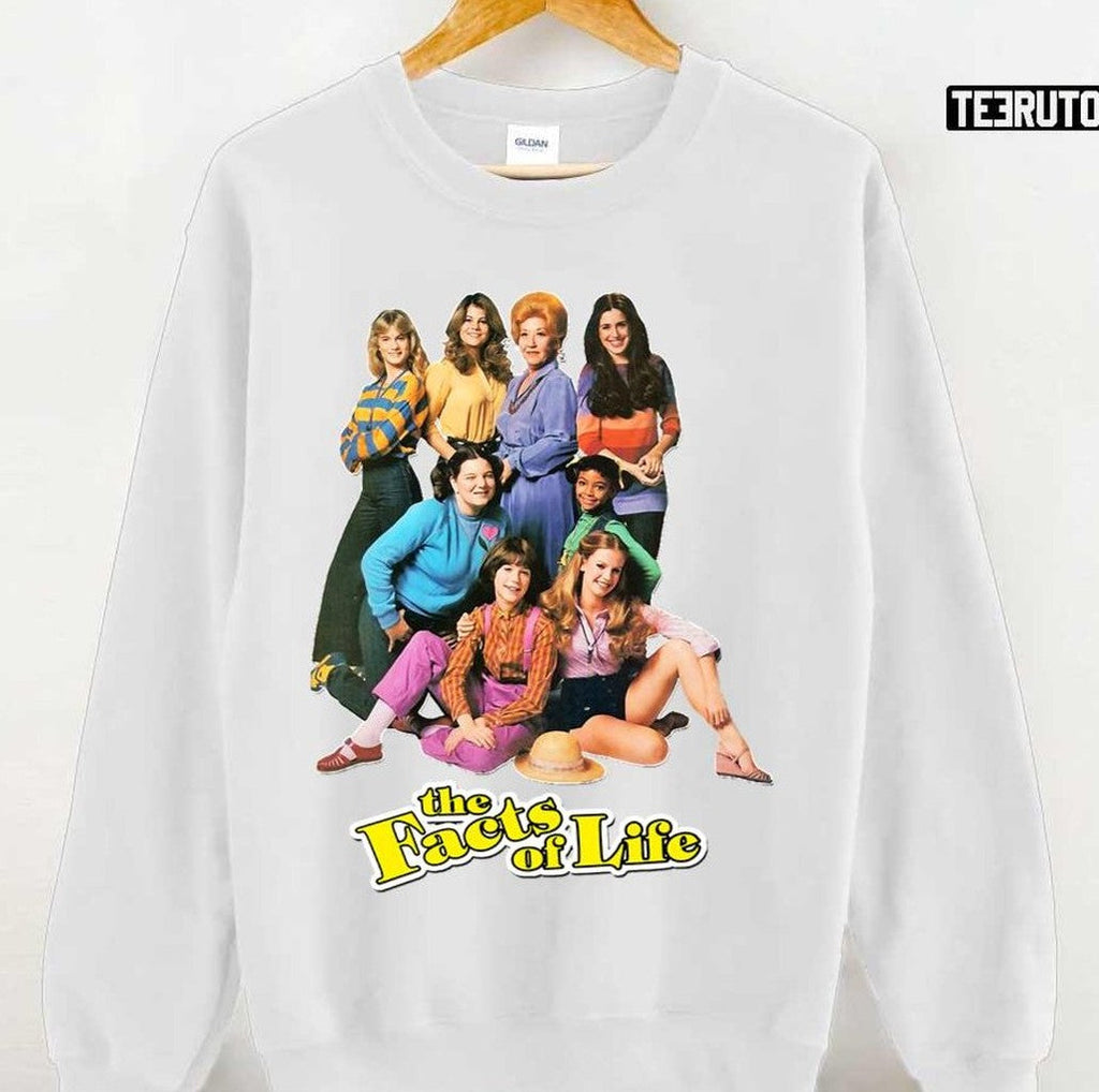 The Facts Of Life 80s Throwback Cast Tribute Retro Vintage Unisex T-shirt