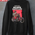 Santa Says No Wife Happy Life Christmas Unisex Sweatshirt