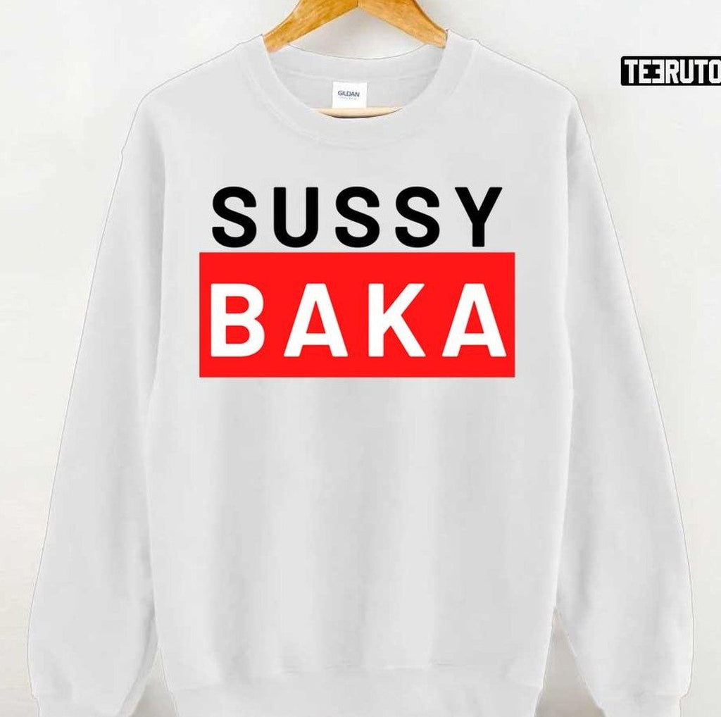 Sussy Baka Sus Im Amogus Imposter Sussy Baka Meme Unisex Hoodie