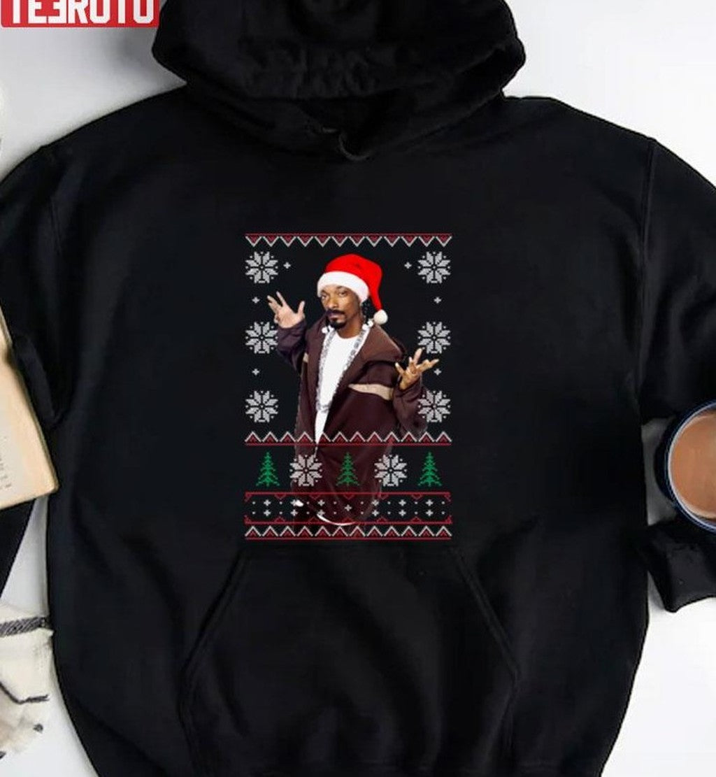 Snoop Christmas Snoop Dogg Ugly Christmas Unisex Sweatshirt