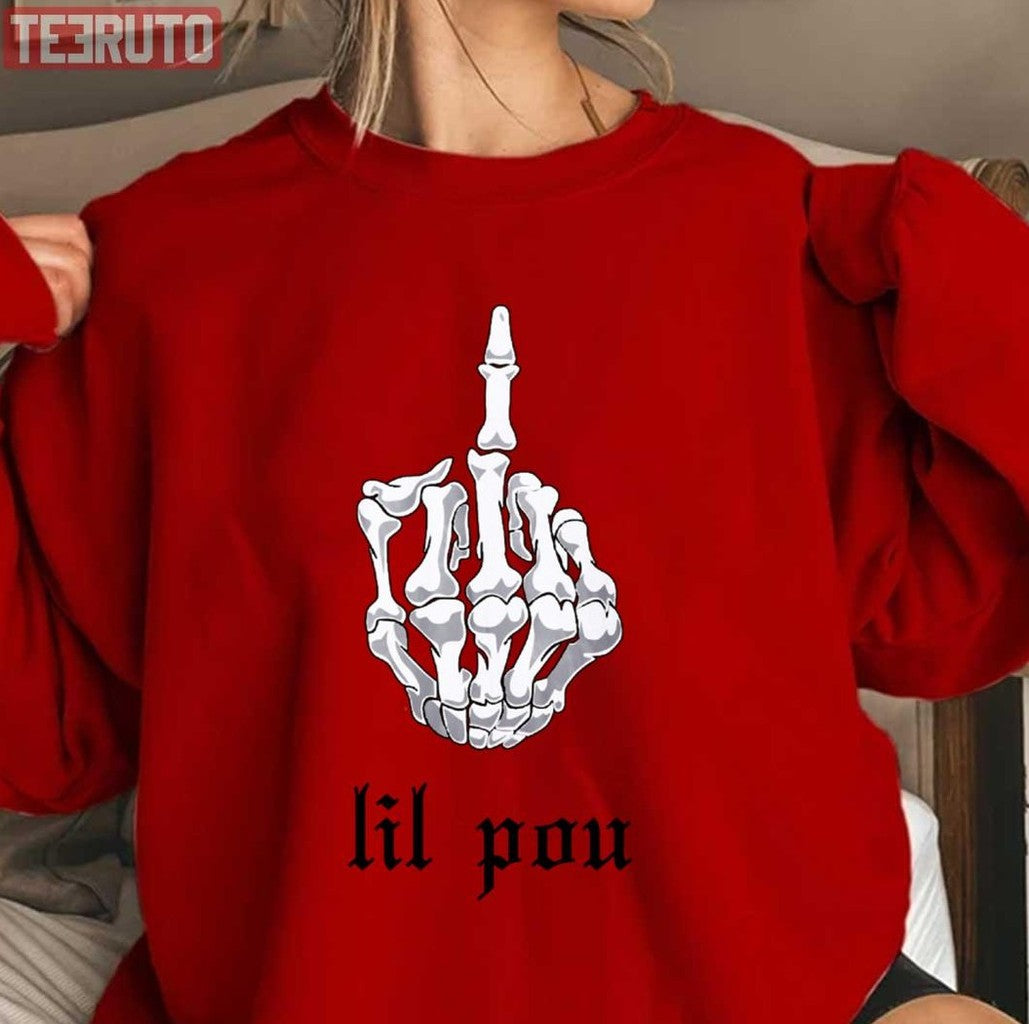 Pouya Lil Pou Middle Finger Unisex Sweatshirt