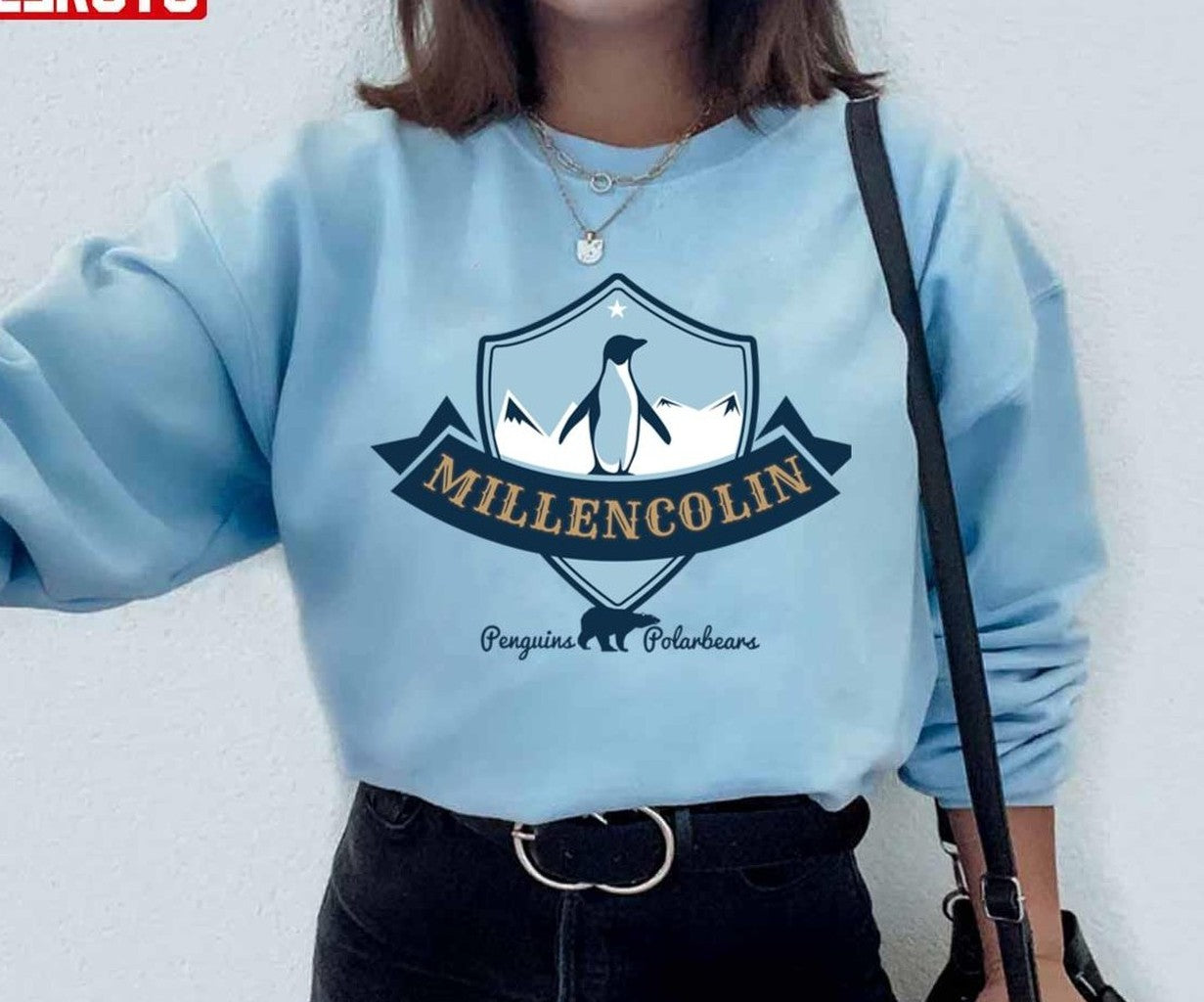Penguins And Polarbears Graphic Millencolin Unisex Sweatshirt