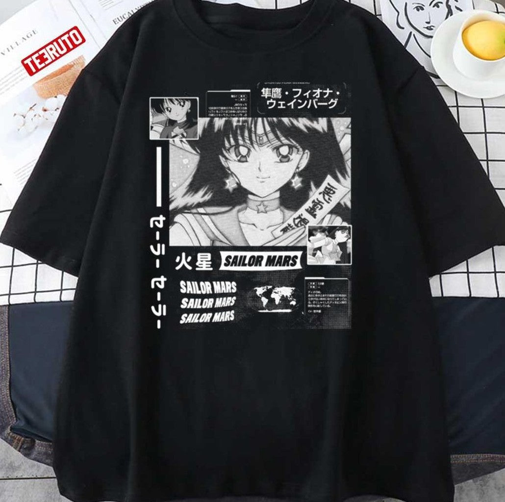 Sailor Mars Vintage Anime 90s Unisex Sweatshirt