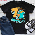 7th Birthday Perry The Platypus Phineas And Ferb Unisex T-Shirt