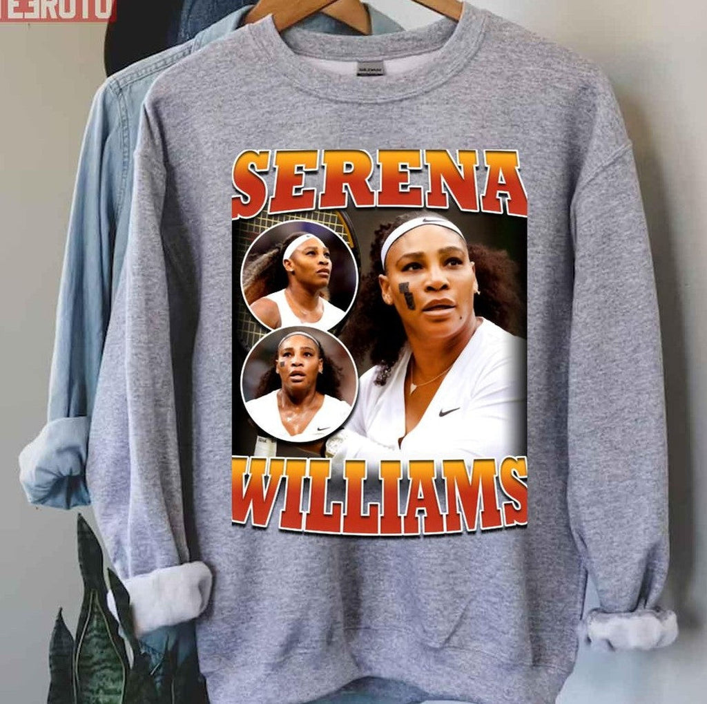 Serena Williams Vintage Homage 90s Retro Fanart Unisex T-Shirt