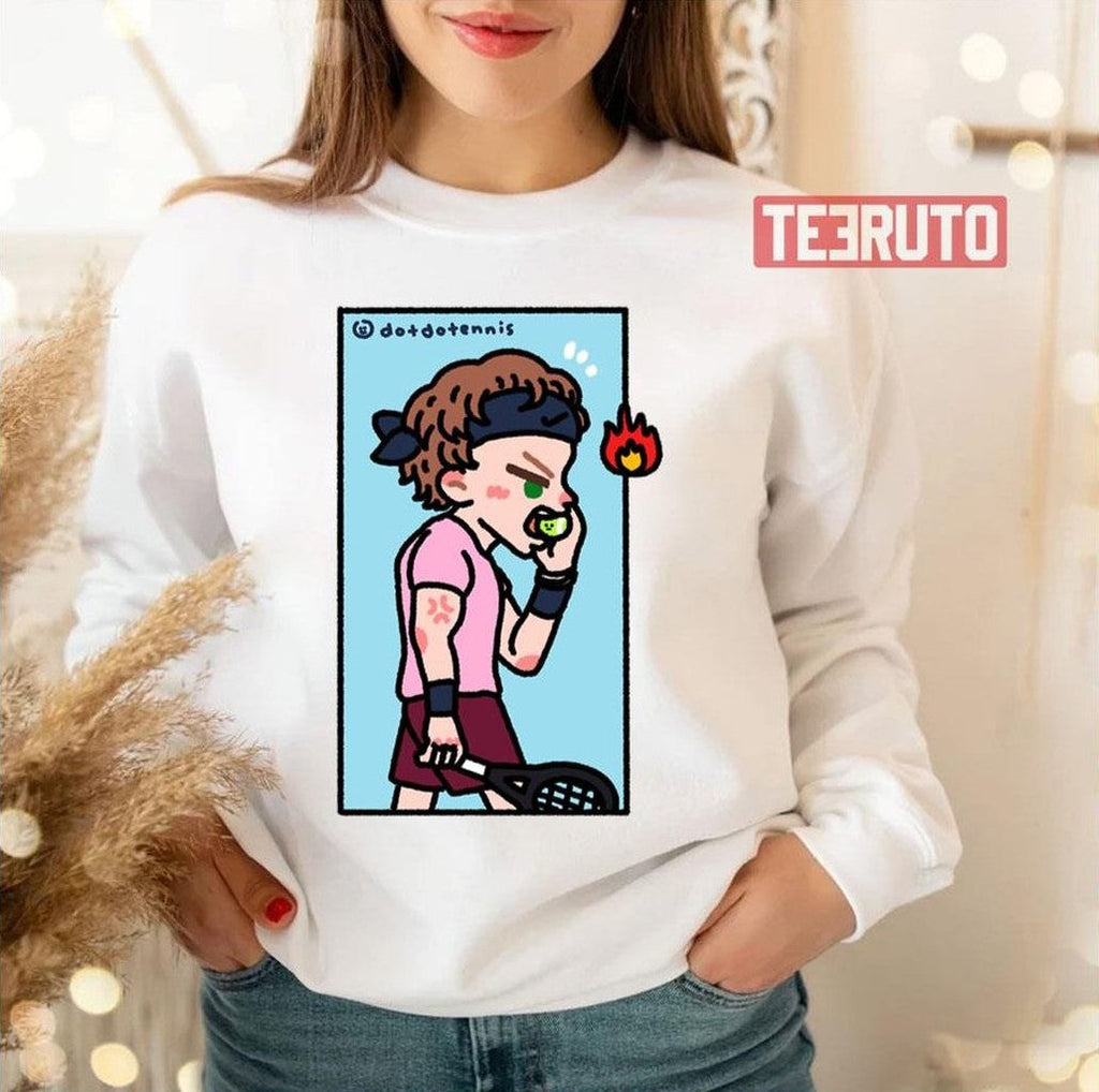 Angry Rubweh Eating A Tennis Ball Unisex T-Shirt
