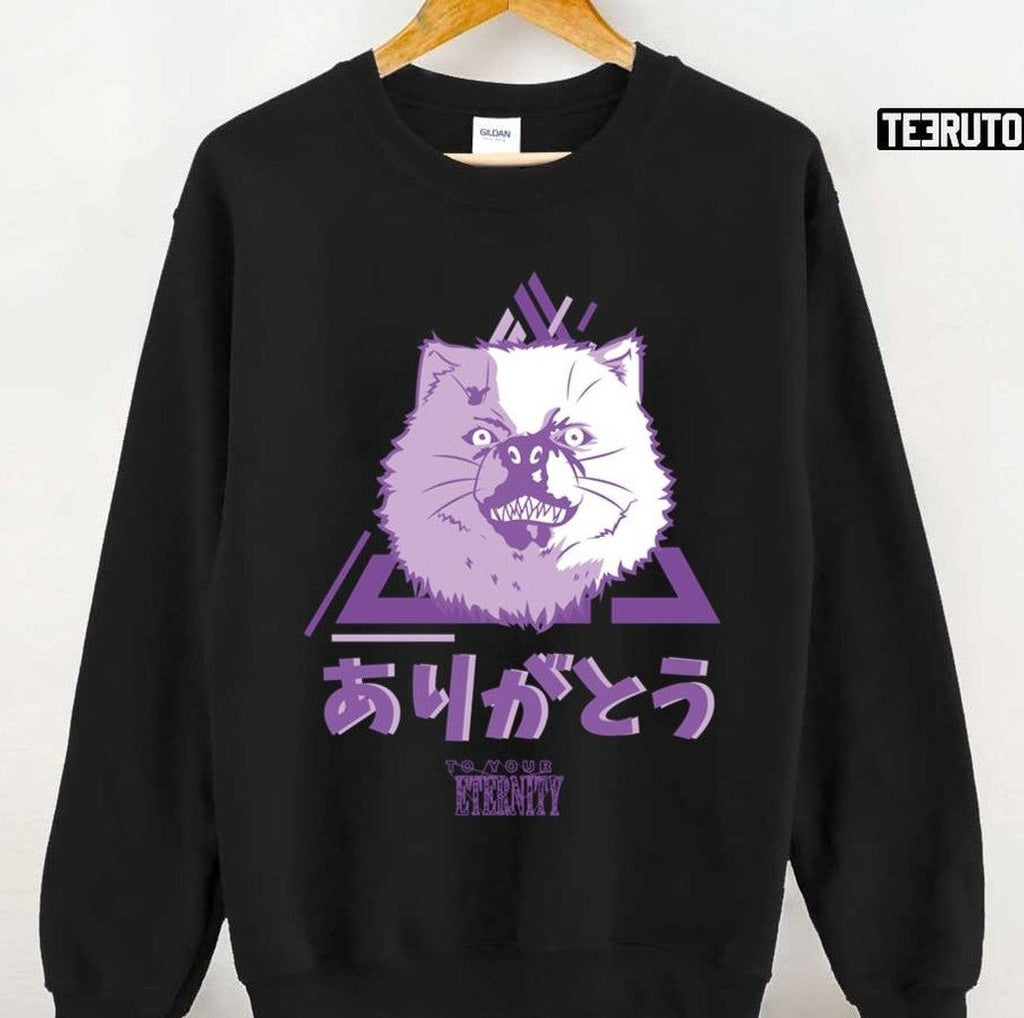 Thank You Arigato To Your Eternity Black Unisex T-shirt