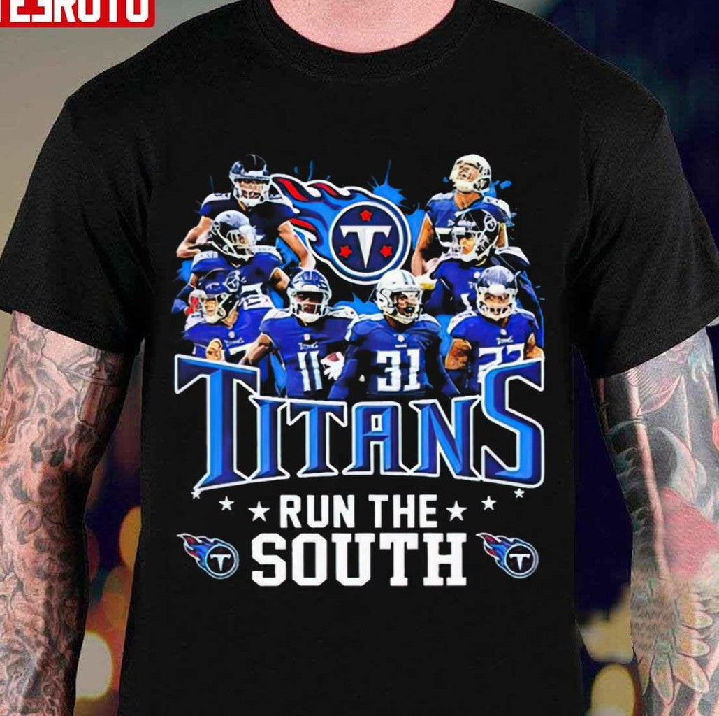 Tennessee Titans Run The South 2021 2022 Conference Championships Unisex T-Shirt