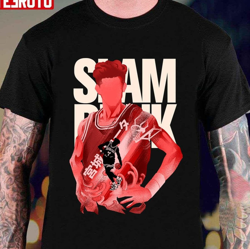 Point Guard Ryochin Slam Dunk Basketball Team Artwork Unisex T-shirt