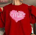 Mom Crown Pink Heart Unisex Sweatshirt