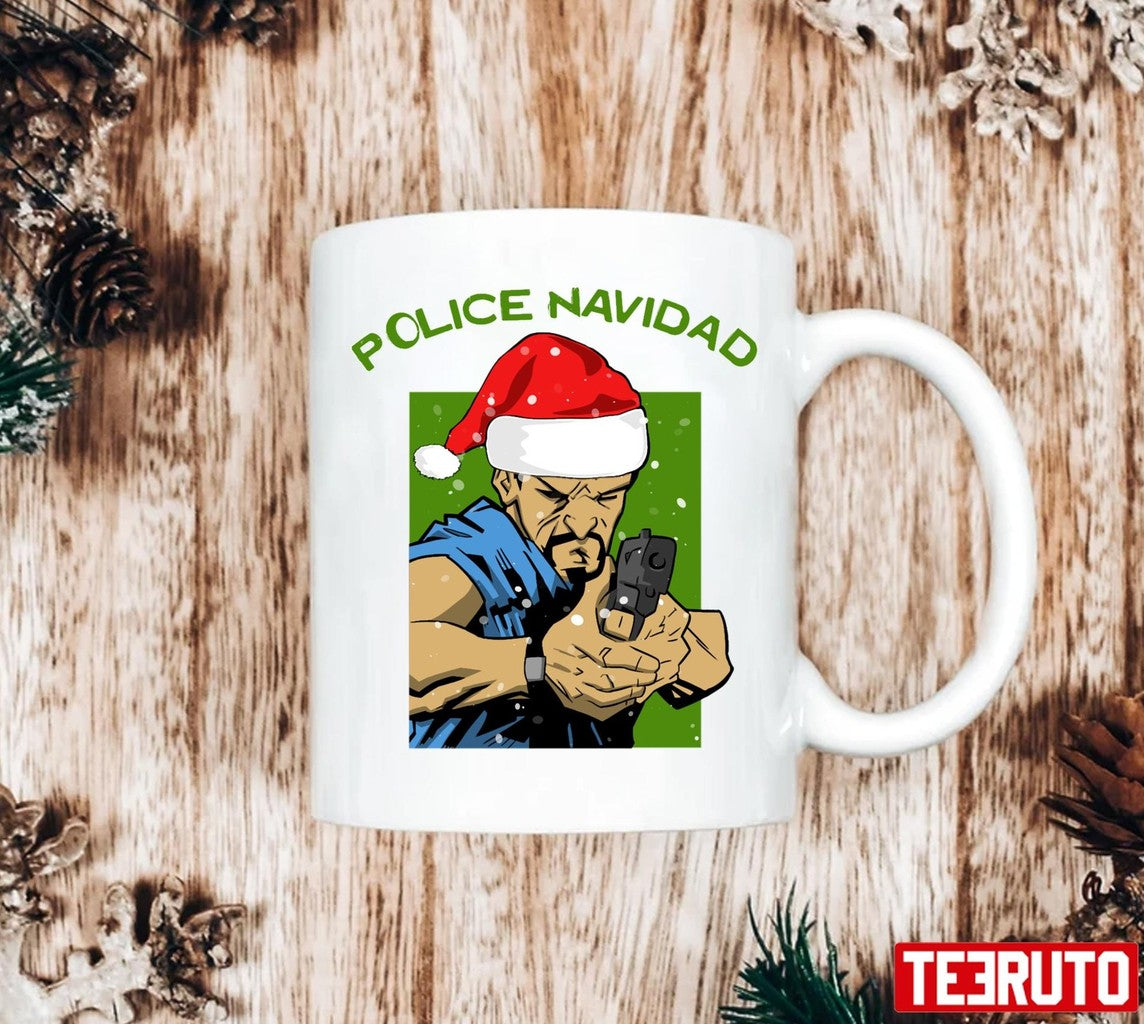 Police Navidad Christmas Tshirt Feliz Navidad Unisex Sweatshirt
