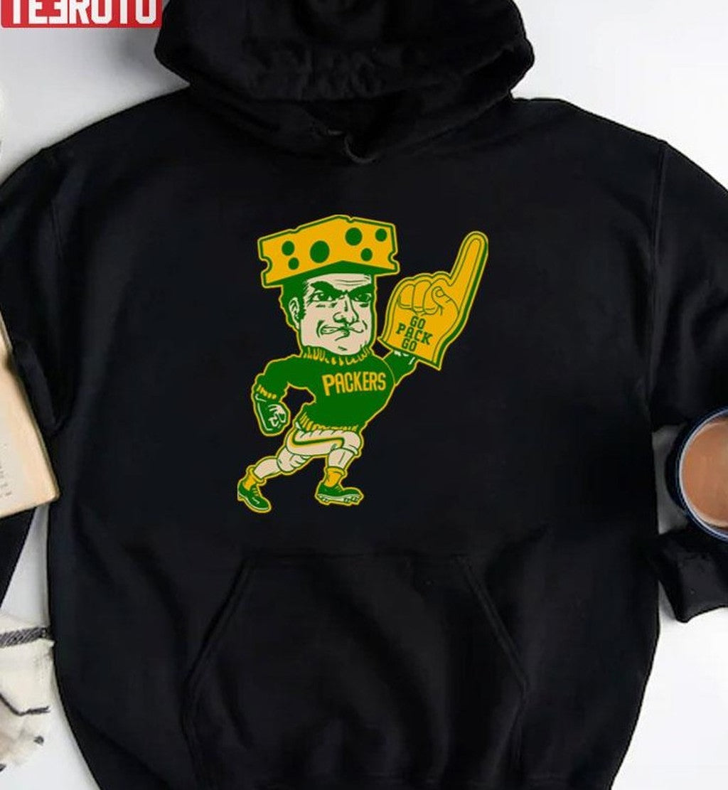 Retro Style Green Bay Packers Fan Go Pack Go Unisex Sweatshirt