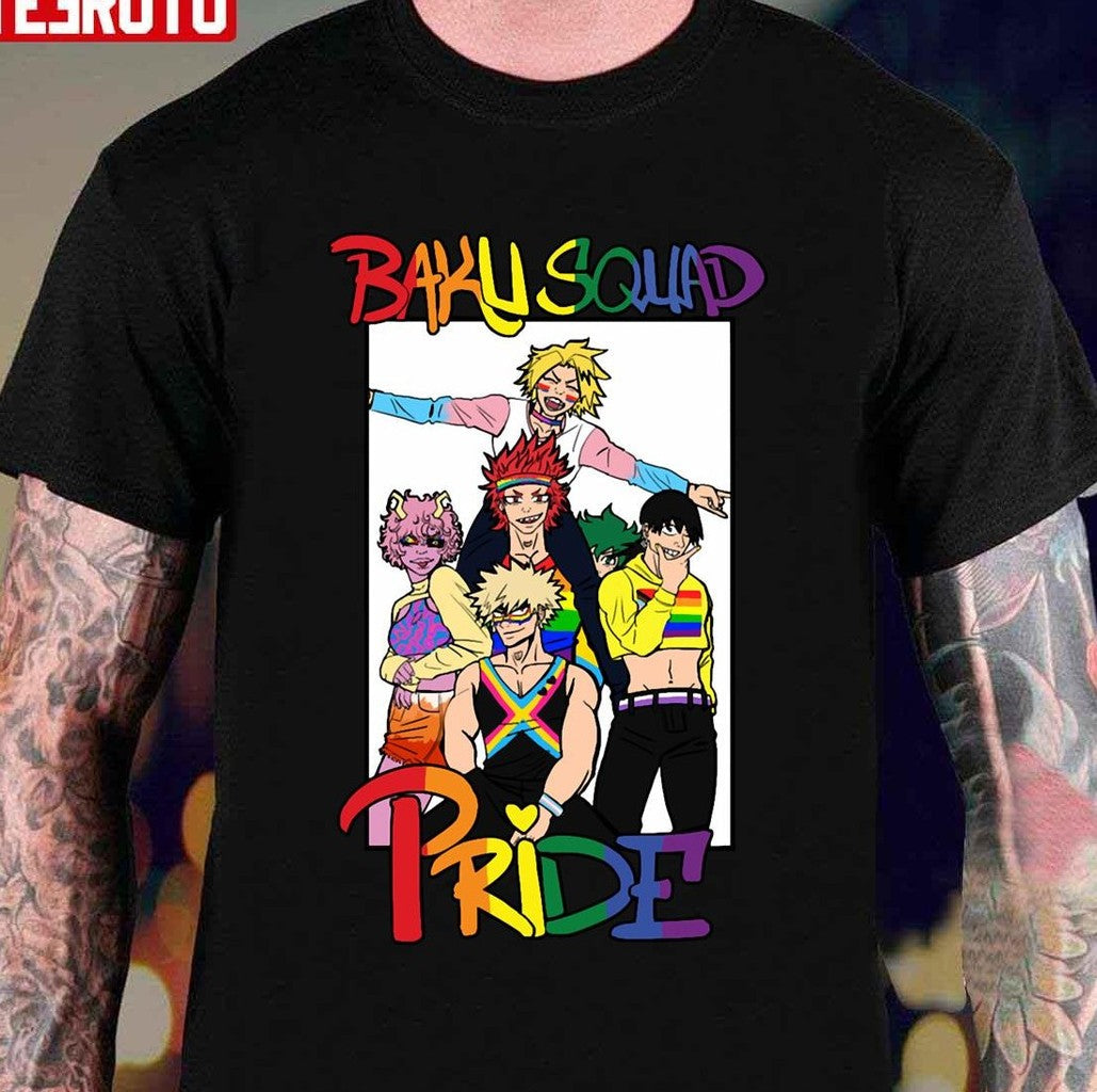 Bakusquad Pride Kaiju No 8 Unisex T-Shirt