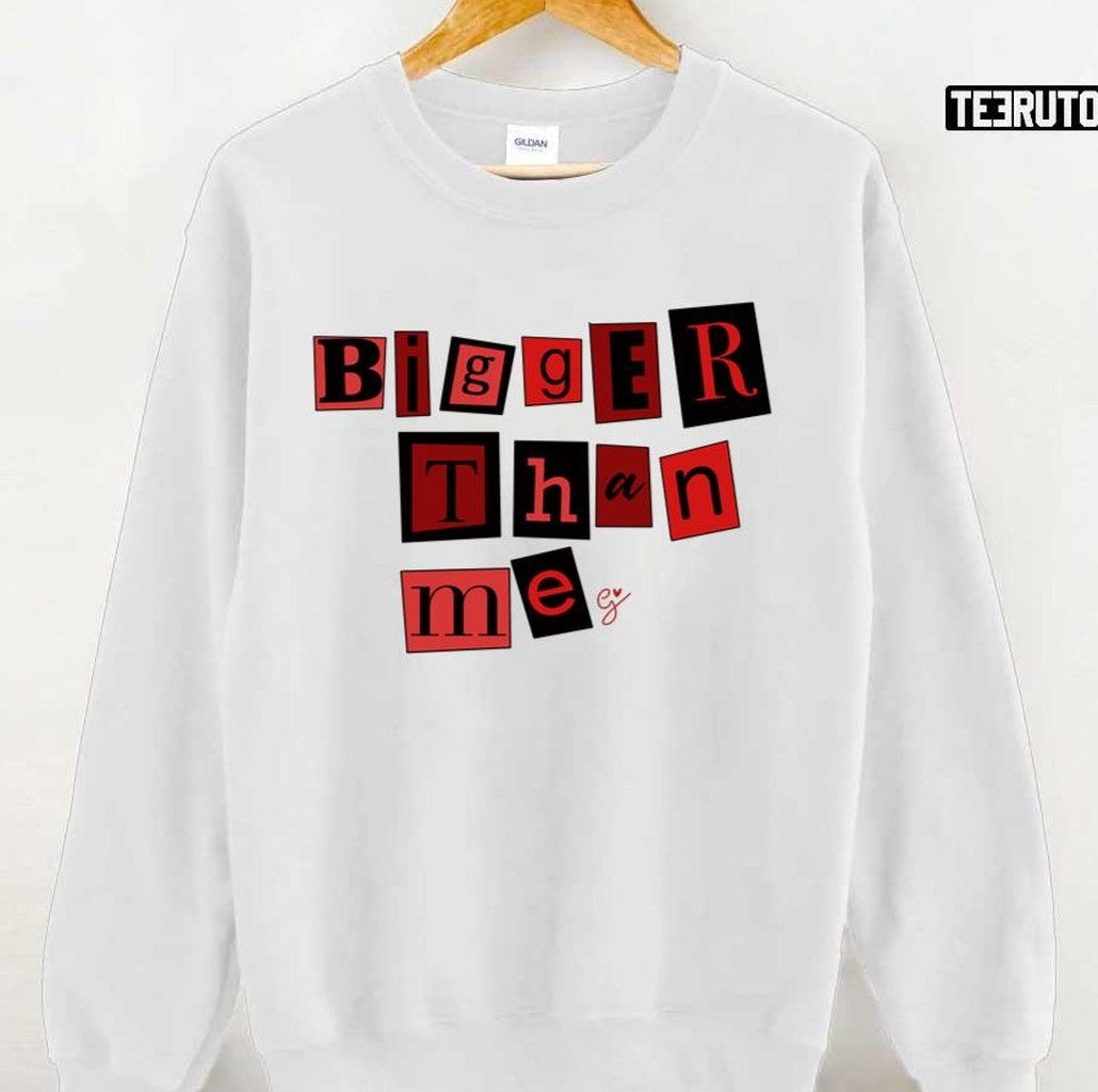 Bigger Than Me Fitf Louis Tomlinson Faith In The Future Letters Unisex T-Shirt