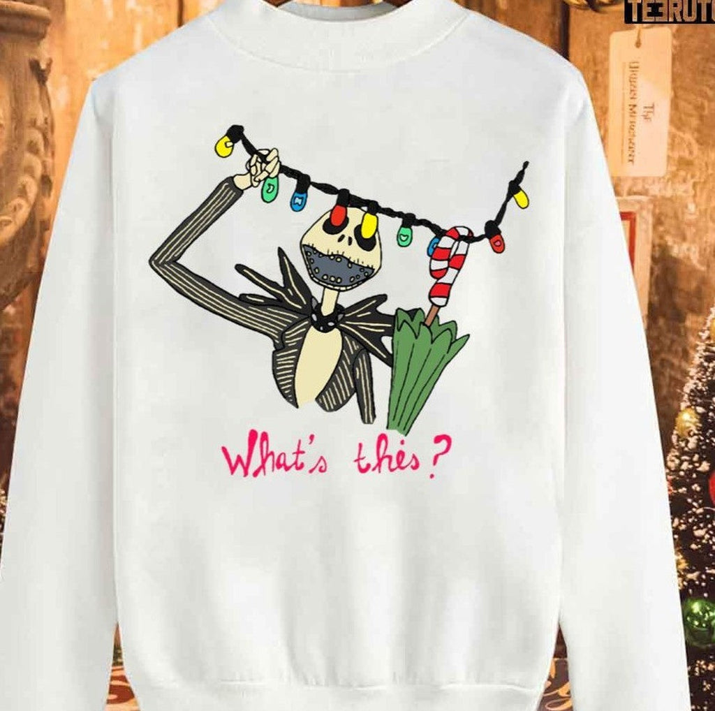 Nightmare Before Christmas Galaxy Xmas Fan Unisex Sweatshirt