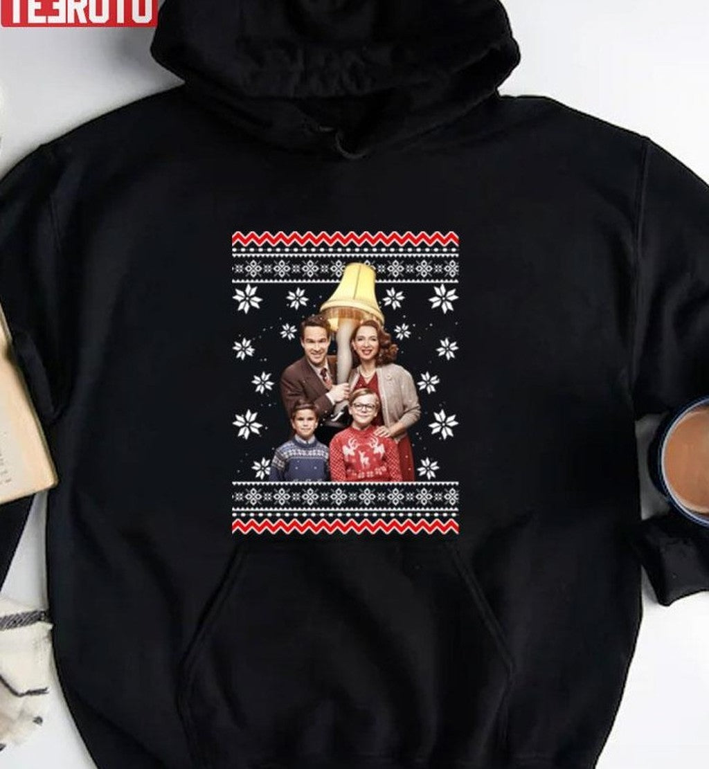 The Family A Christmas Story Ugly Christmas Pattern Unisex Sweatshirt