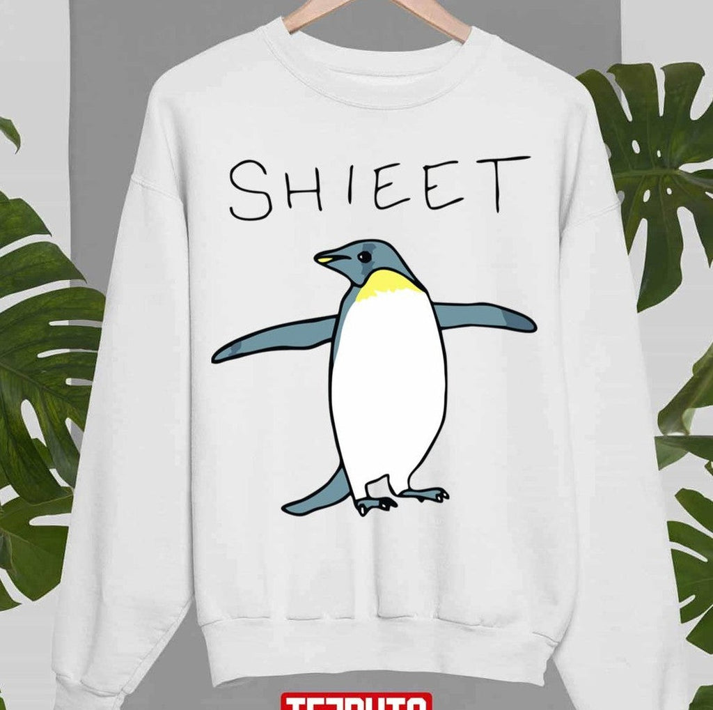 Shieet Penguin Funny Design Unisex Sweatshirt