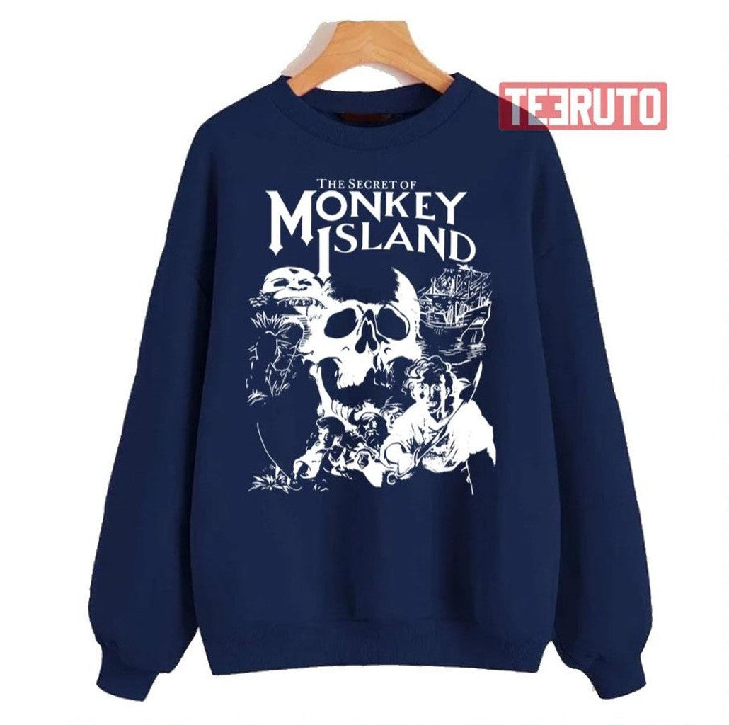 Skulls Of The Monkey The Secret Of Monkey Island Unisex Sweatshirt