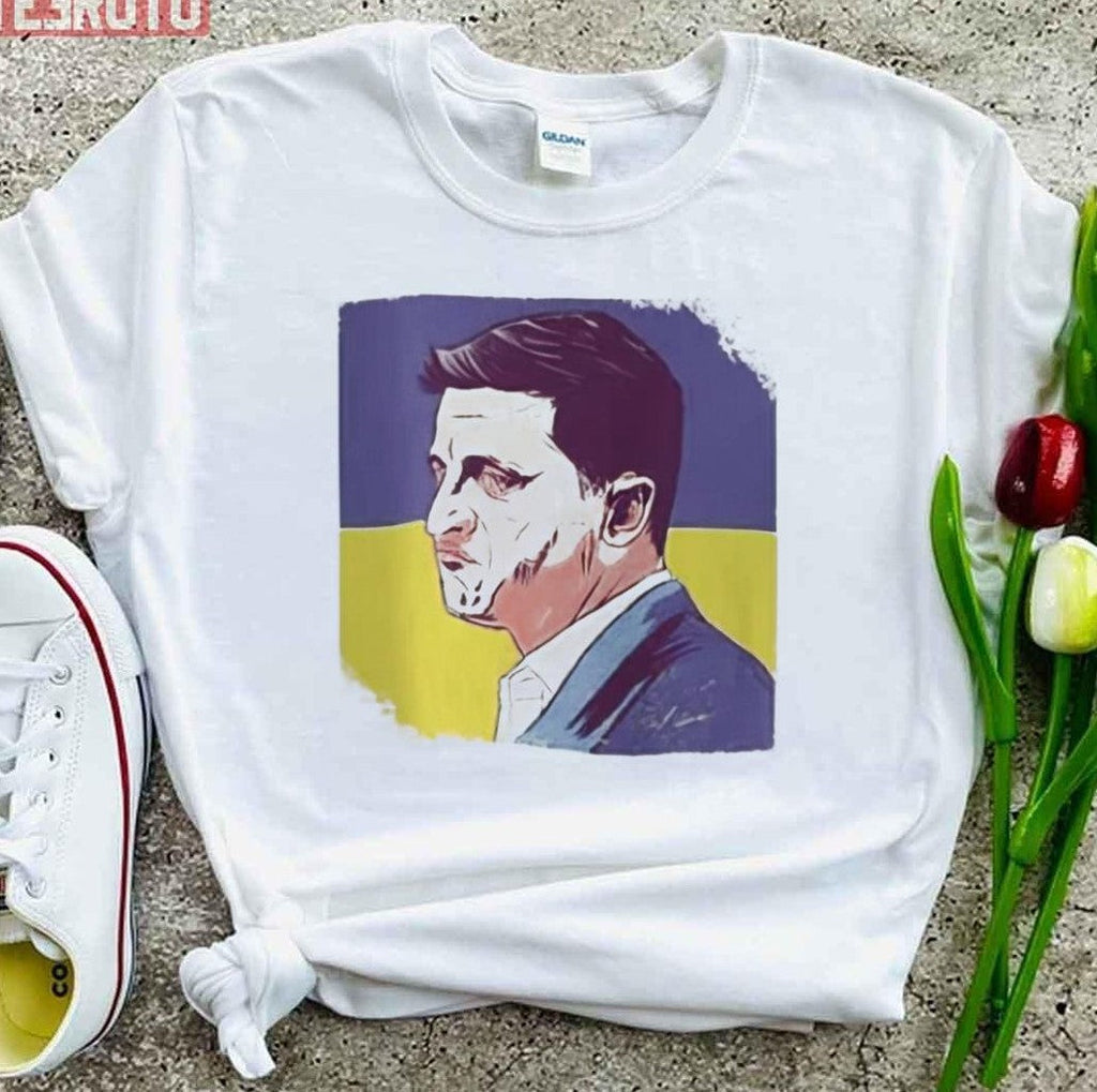 President Zelensky Ukraine Flag Unisex T-Shirt