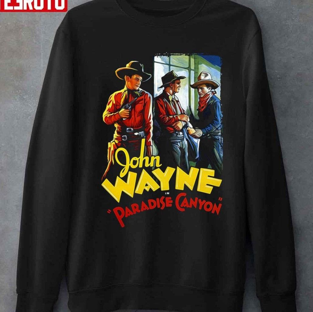 Paradise Canyon John Wayne Art Unisex T-shirt