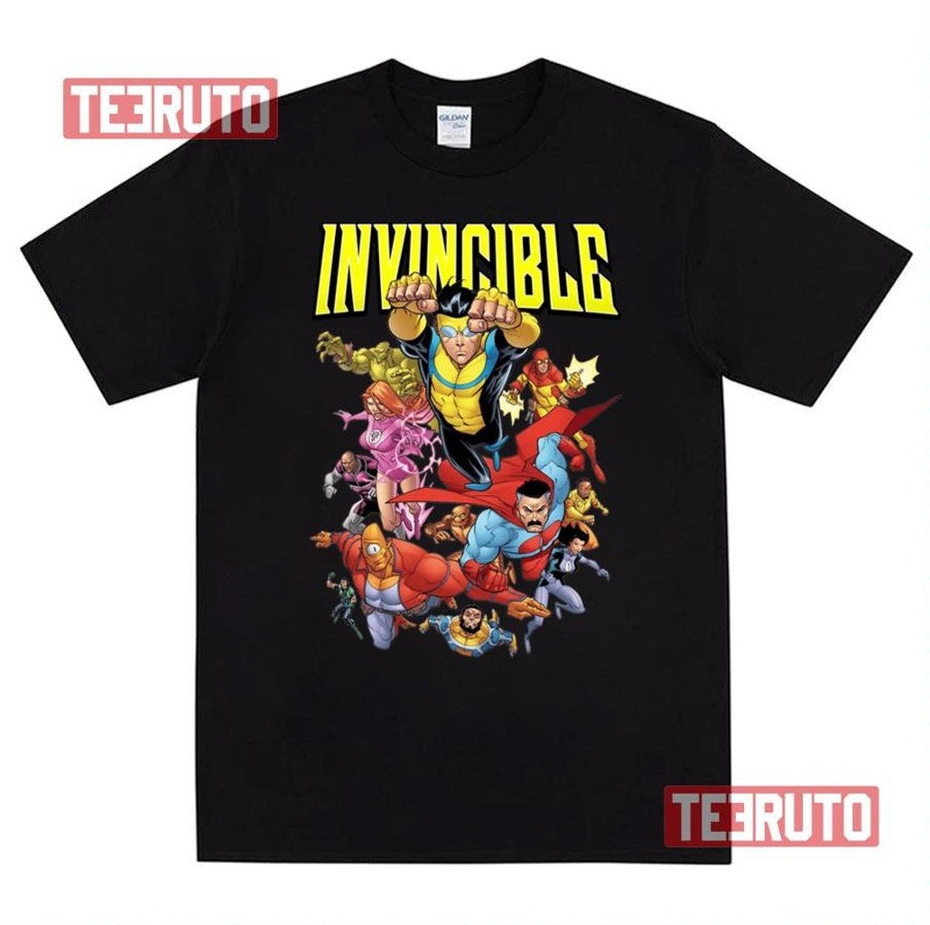 Superhero Cartoon Invincible Cartoon Unisex T-Shirt