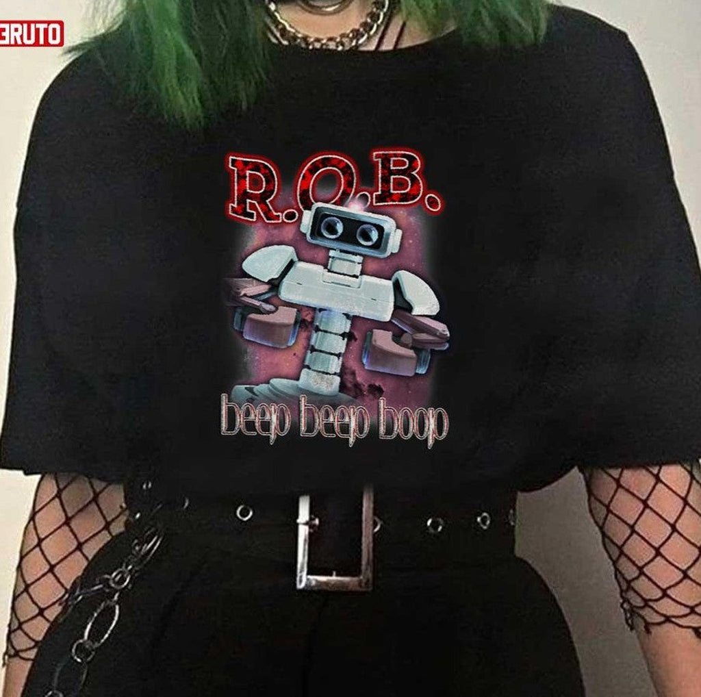 Rob Beep Beep Boop Smash Bros Vintage Graphic Unisex T-shirt
