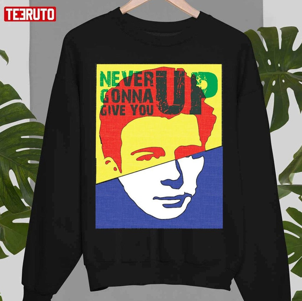 Rick Roll Never Gonna Give You Up Unisex T-Shirt