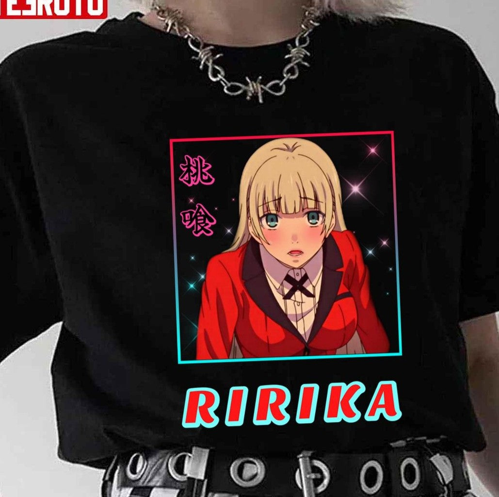 Ririka Momobami Anime Kakegurui Fanart Unisex T-shirt