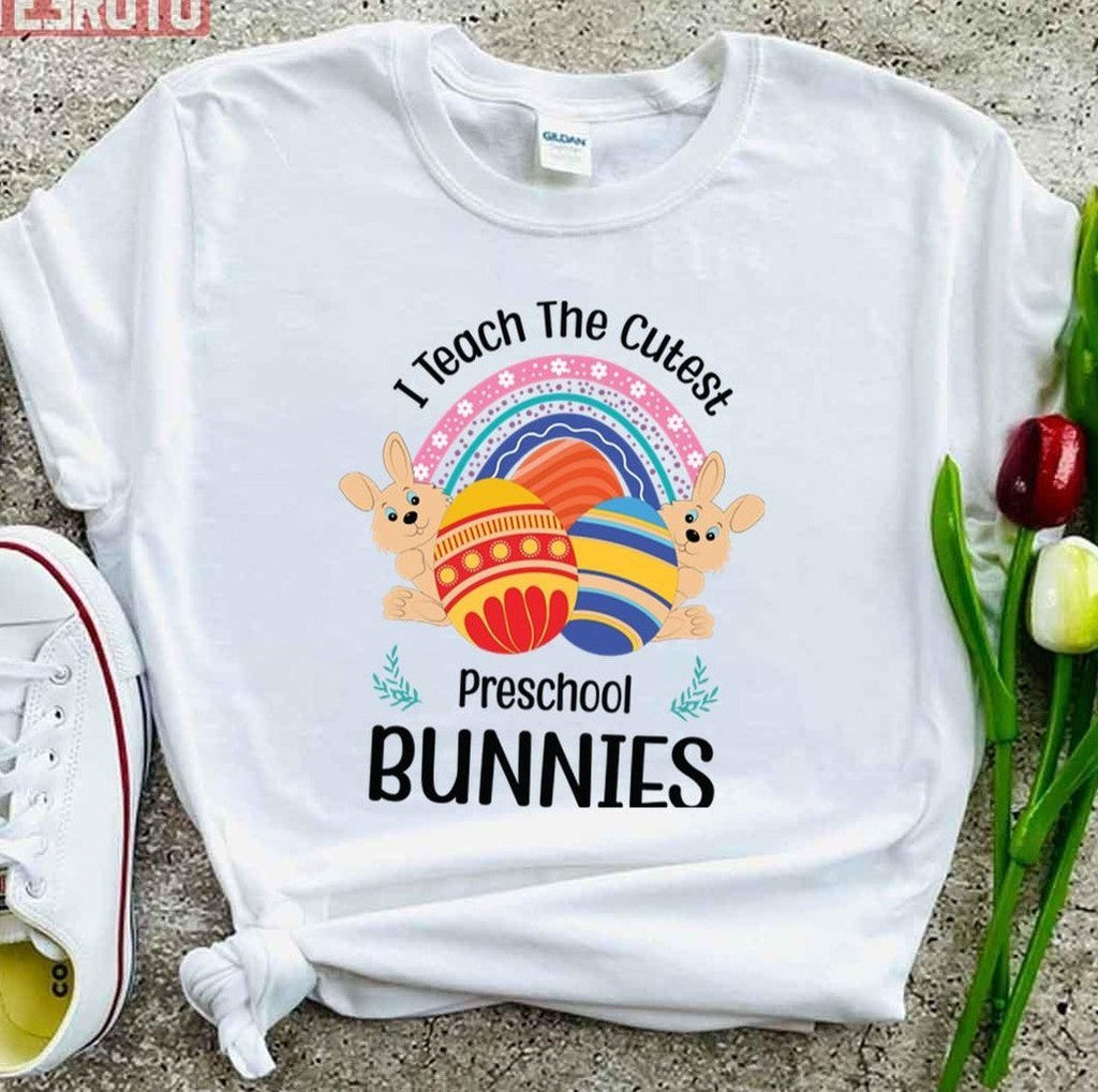 Preschool Teacher Easter Happy Easter Unisex T-shirt