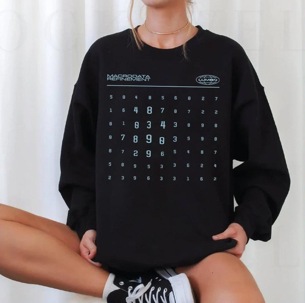 Scary Numbers Lumon Macrodata Severance Unisex Sweatshirt