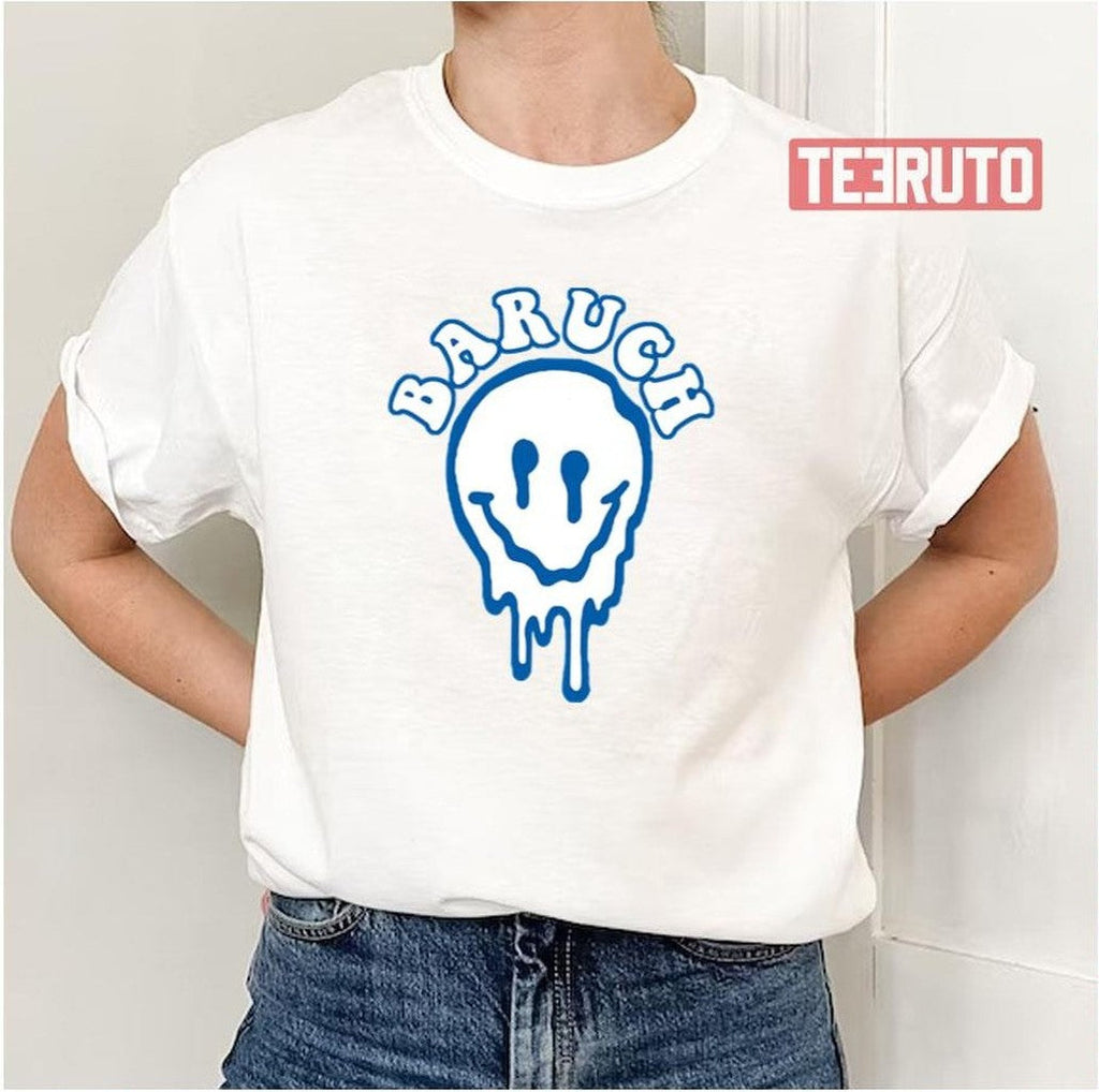 Baruch Melted Smiling Face Baruch College Unisex T-Shirt